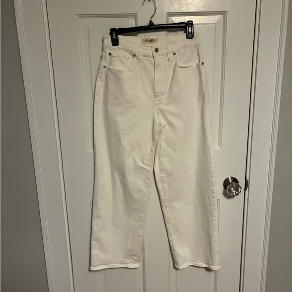The Perfect Vintage Wide-leg Cropped Jean, Madewell, Size 27 - Picture 5 of 6
